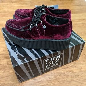 Burgundy creepers -- Perfect for fall!